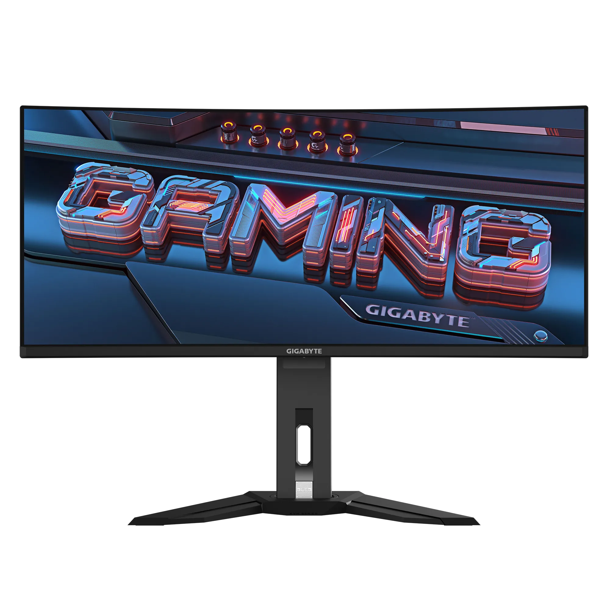 Gigabyte MO34WQC2 Gaming OLED Monitor front view