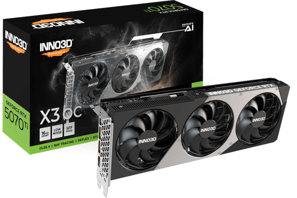 INNO3D GeForce RTX 5070 Ti X3 OC Grafična Kartica