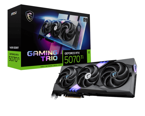 MSI GeForce RTX 5070 Ti GAMING TRIO PLUS 16G