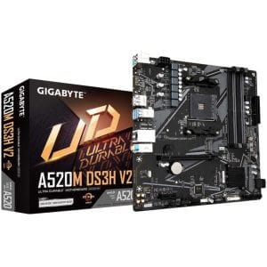 Osnovna plošča AM4 GigaByte A520M DS3H V2 microATX 1xHDMI 1xDisplayPort