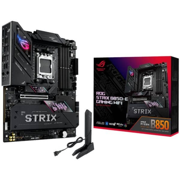 Osnovna plošča AM5 Asus ROG STRIX B850-E Gaming WiFi ATX 1xHDMI 1xDisplayPort