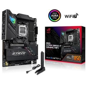 Osnovna plošča AM5 Asus ROG STRIX B850-F Gaming WiFi ATX 1xHDMI 1xDisplayPort