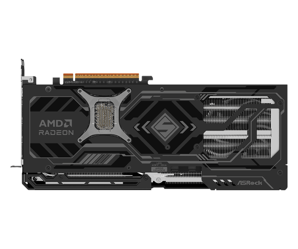 ASRock Radeon RX 9070 XT Steel Legend Dark 16GB Backplate