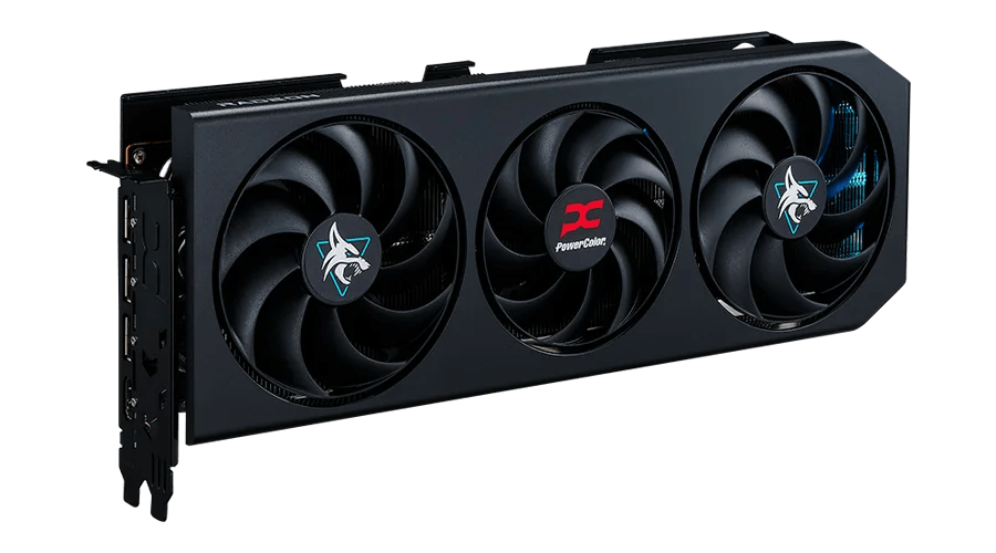 PowerColor Hellhound Radeon RX 9070 XT 16GB Side view