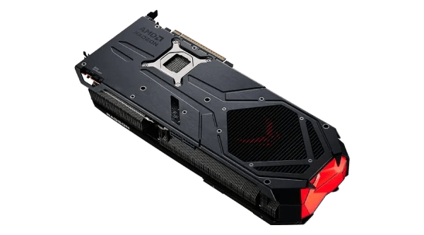 PowerColor Red Devil Radeon RX 9070 XT 16GB Red Devil Logo Backplate