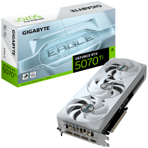 GIGABYTE GeForce RTX 5070 Ti EAGLE OC ICE SFF 16G GDDR7 grafična kartica
