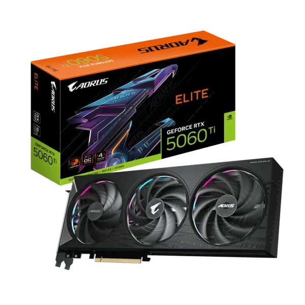 Gigabyte AORUS RTX 5060 Ti ELITE 16GB Grafična Kartica
