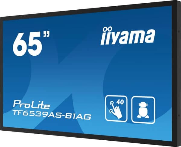 Iiyama TF6539AS B1AG 65 Interaktivni Zaslon 40 točk za touch