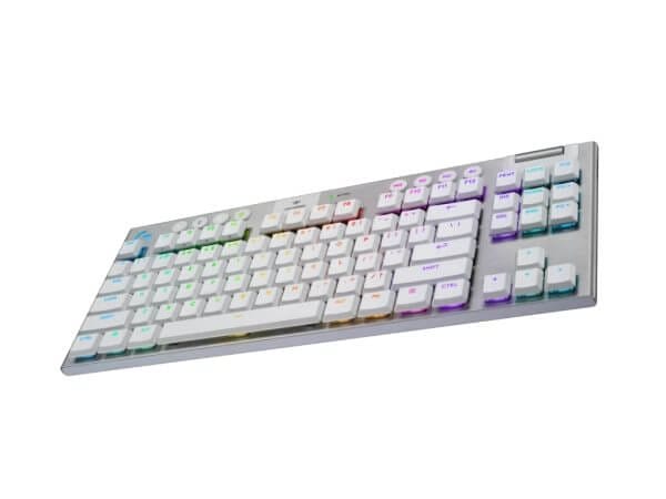 Logitech G915 X LIGHTSPEED TKL, GL Tactile, Wireless, bela, SLO g. - Image 3