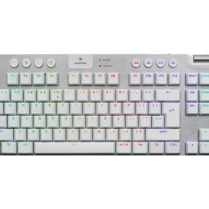 Logitech G915 X LIGHTSPEED TKL, GL Tactile, Wireless, bela, SLO g.
