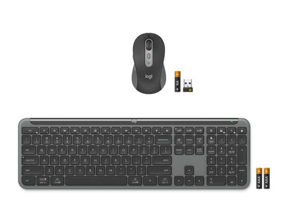 in miška Logitech Signature Slim Combo MK950, grafitna, SLO g. - Image 5