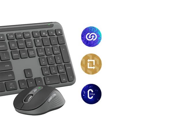in miška Logitech Signature Slim Combo MK950, grafitna, SLO g. - Image 6