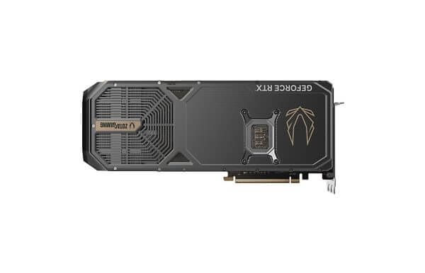 ZOTAC GAMING GeForce RTX 5080 AMP Extreme INFINITY 16GB GDDR7 backplate