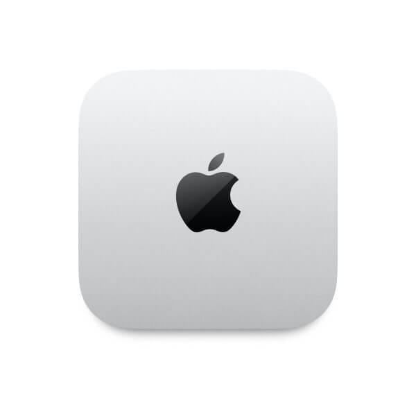 Apple Mac Mini M4 Logo na Računalniku