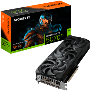 GIGABYTE GeForce RTX 5070 Ti WINDFORCE OC SFF 16G GDDR7 grafična kartica