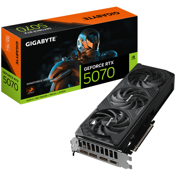 GIGABYTE GeForce RTX 5070 WINDFORCE SFF 12G GDDR7 grafična kartica