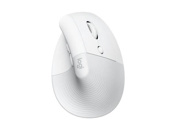 Logitech Lift Vertical Ergonomic, bela