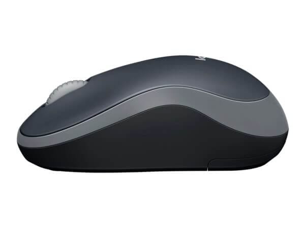 Logitech M185 Wireless, nano, optična, siva - Image 2