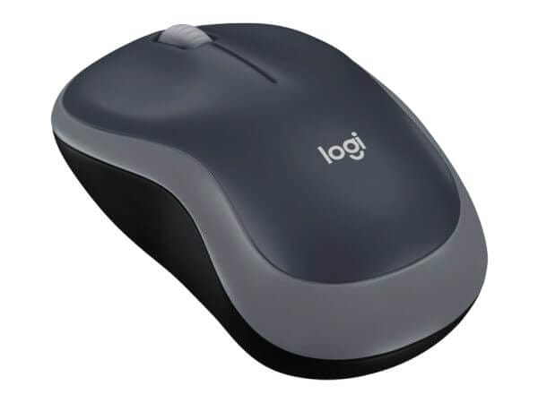Logitech M185 Wireless, nano, optična, siva - Image 3