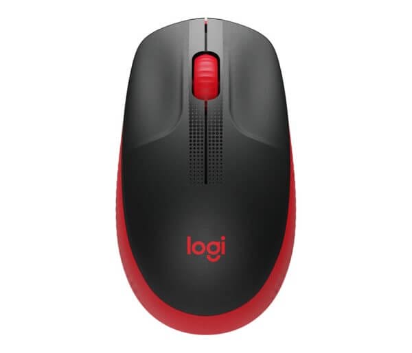 Logitech M190 Wireless, rdeča