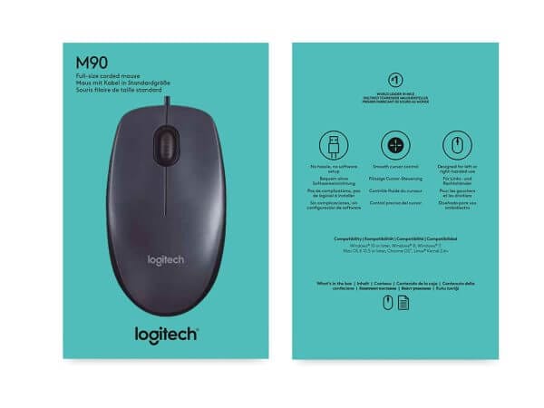 Logitech M90, USB, črna - Image 6