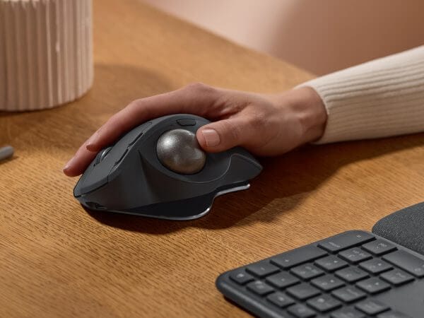 Logitech MX Ergo S Advanced Wireless Trackball, grafitna, Bluetooth - Image 3