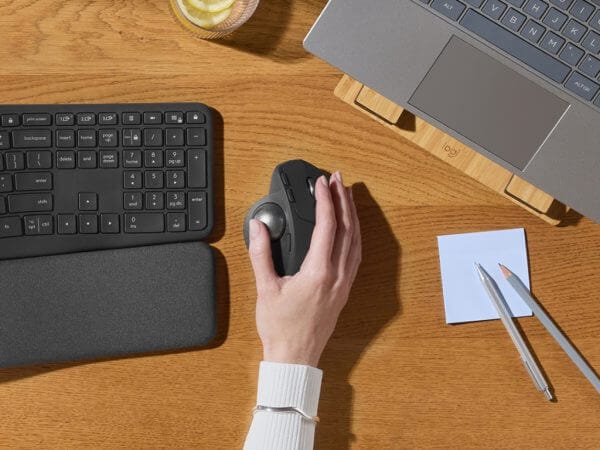 Logitech MX Ergo S Advanced Wireless Trackball, grafitna, Bluetooth - Image 5
