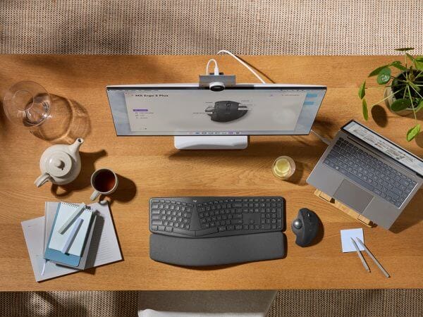 Logitech MX Ergo S Advanced Wireless Trackball, grafitna, Bluetooth - Image 6