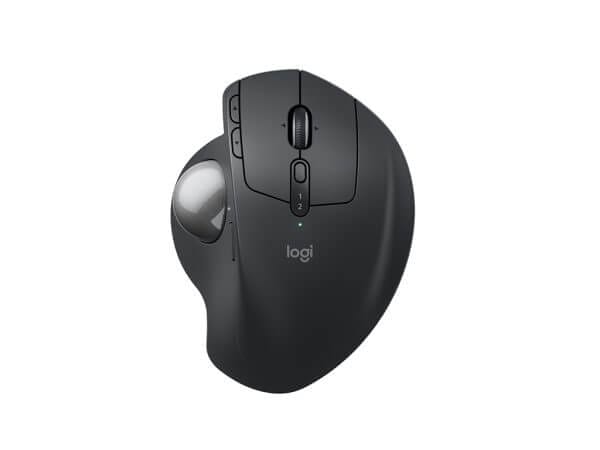 Logitech MX Ergo S Advanced Wireless Trackball, grafitna, Bluetooth