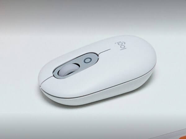 Logitech POP Mouse z EMOJI, Bluetooth, bela - Image 3