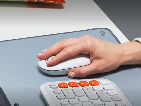 Logitech POP Mouse z EMOJI, Bluetooth, bela - Image 4