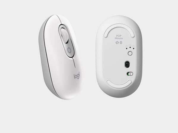Logitech POP Mouse z EMOJI, Bluetooth, bela - Image 5