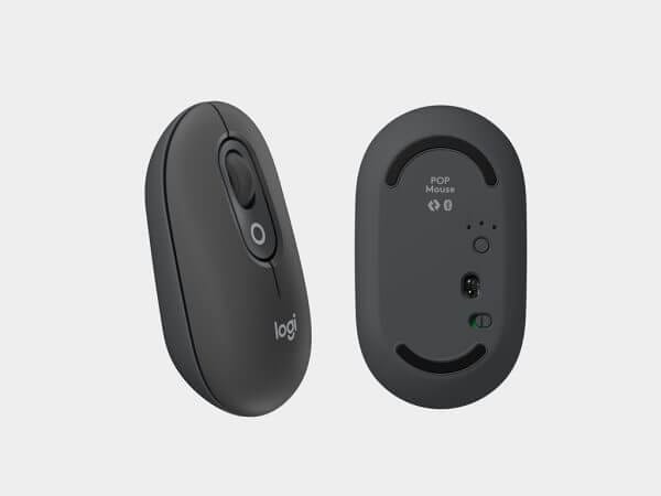 Logitech POP Mouse z EMOJI, Bluetooth, grafitna - Image 6