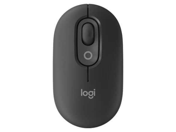 Logitech POP Mouse z EMOJI, Bluetooth, grafitna