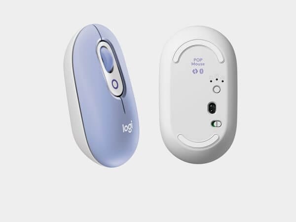 Logitech POP Mouse z EMOJI, Bluetooth, vijolična - Image 4