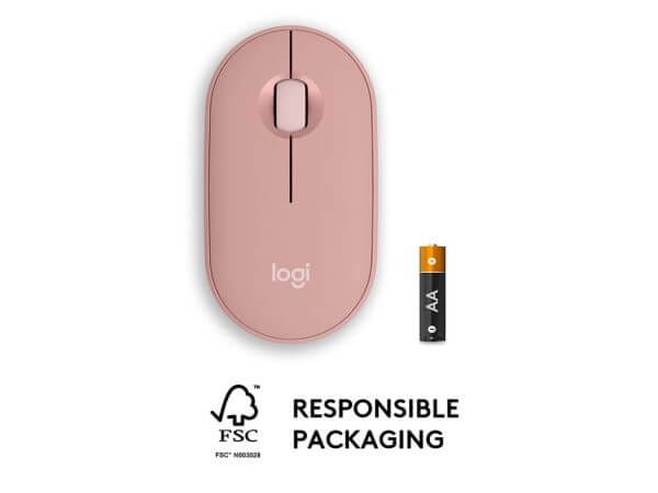 Logitech Pebble 2 M350S Wireless, roza - Image 3