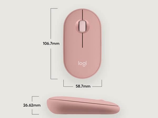 Logitech Pebble 2 M350S Wireless, roza - Image 4