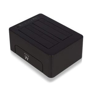 Postaja za HDD/SSD, 2x 2.5"/3.5", SATA v USB 3.1, črna, Ewent EW7014