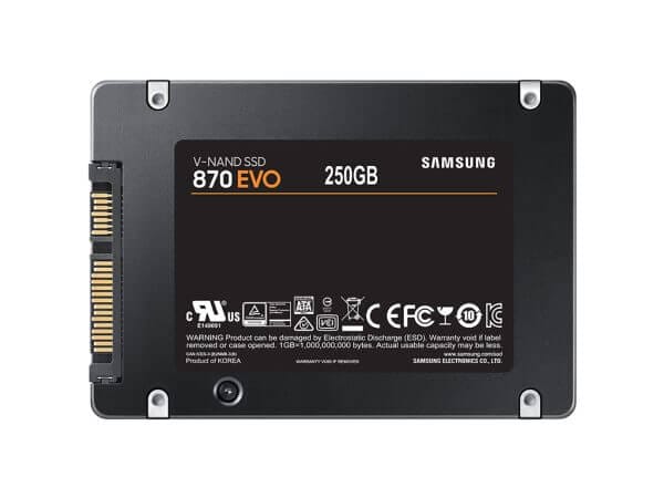 SSD 250GB 2.5" SATA3 V-NAND TLC 7mm, Samsung 870 EVO (MZ-77E250B/EU) - Image 5