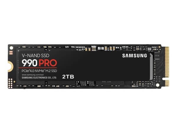 SSD 2TB M.2 80mm PCI-e 4.0 x4 NVMe, V-NAND, Samsung 990 PRO (MZ-V9P2T0BW)