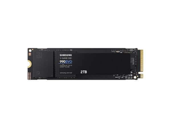 SSD 2TB M.2 80mm PCI-e 5.0 x2 NVMe, V-NAND, Samsung 990 EVO (MZ-V9E2T0BW)