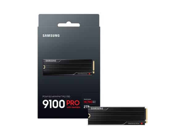 SSD 2TB M.2 80mm PCI-e 5.0 x4 NVMe 2.0, V-NAND TLC, Samsung 9100 PRO HeatSink (MZ-VAP2T0CW) - Image 6