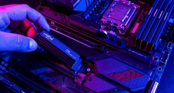 SSD 2TB M.2 80mm PCI-e 5.0 x4 NVMe, CRUCIAL T705 Heatsink (CT2000T705SSD5) - Image 2