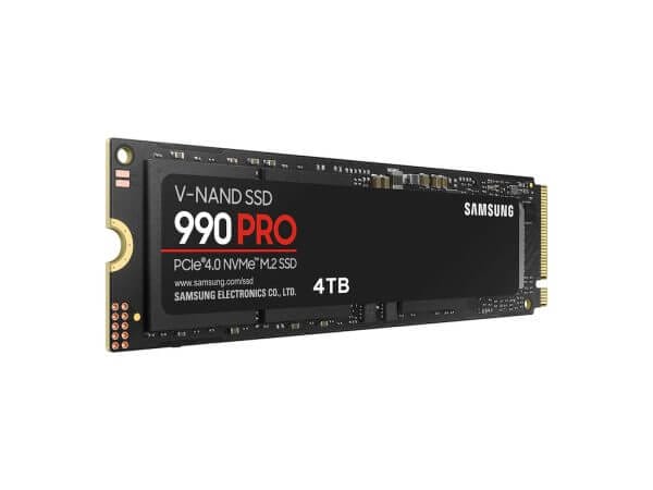 SSD 4TB M.2 80mm PCI-e 4.0 x4 NVMe, V-NAND, Samsung 990 PRO (MZ-V9P4T0BW) - Image 2