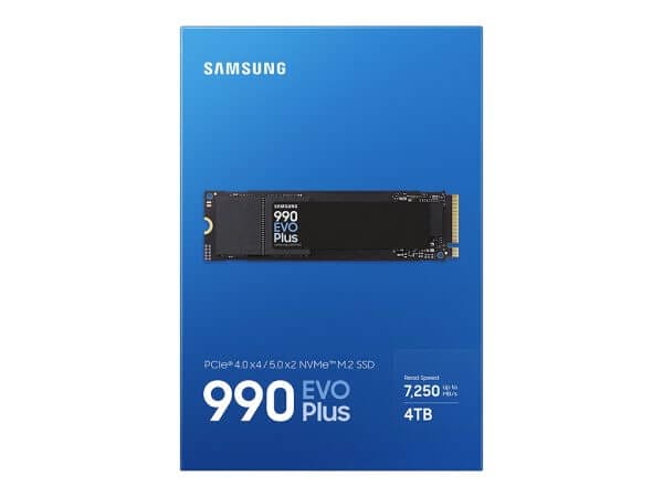 SSD 4TB M.2 80mm PCI-e 5.0 x2 NVMe, V-NAND, Samsung 990 EVO Plus (MZ-V9S4T0BW) - Image 3