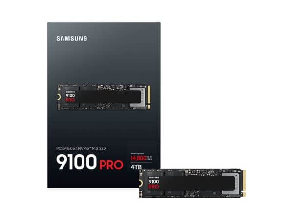 SSD 4TB M.2 80mm PCI-e 5.0 x4 NVMe 2.0, V-NAND TLC, Samsung 9100 PRO (MZ-VAP4T0BW) - Image 7