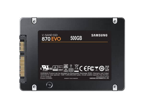 SSD 500GB 2.5" SATA3 V-NAND TLC 7mm, Samsung 870 EVO (MZ-77E500B/EU) - Image 5