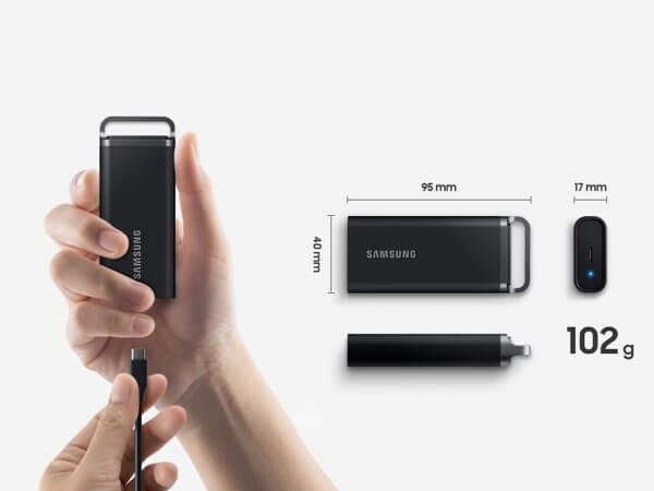 SSD 4TB Type-C USB 3.2 Gen1 V-NAND UASP, Samsung T5 Evo, črn (MU-PH4T0S/EU) - Image 7
