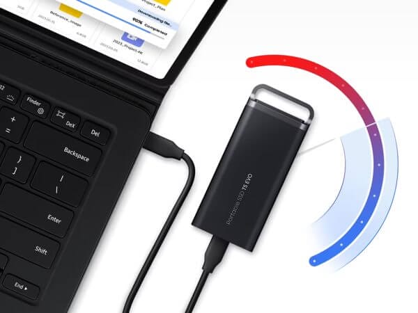 SSD 4TB Type-C USB 3.2 Gen1 V-NAND UASP, Samsung T5 Evo, črn (MU-PH4T0S/EU) - Image 10