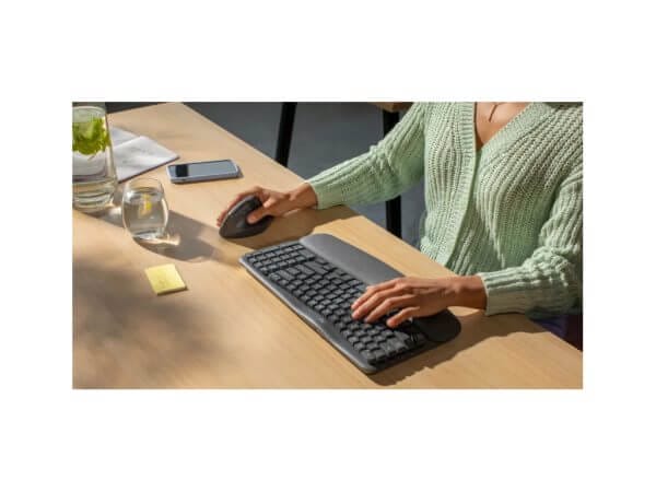 Logitech Wave Keys Wireless, grafitna, SLO g. - Image 6